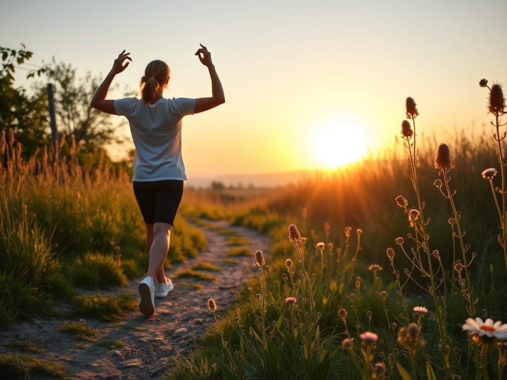 Abstract gradient composition suggesting balanced motion and depth