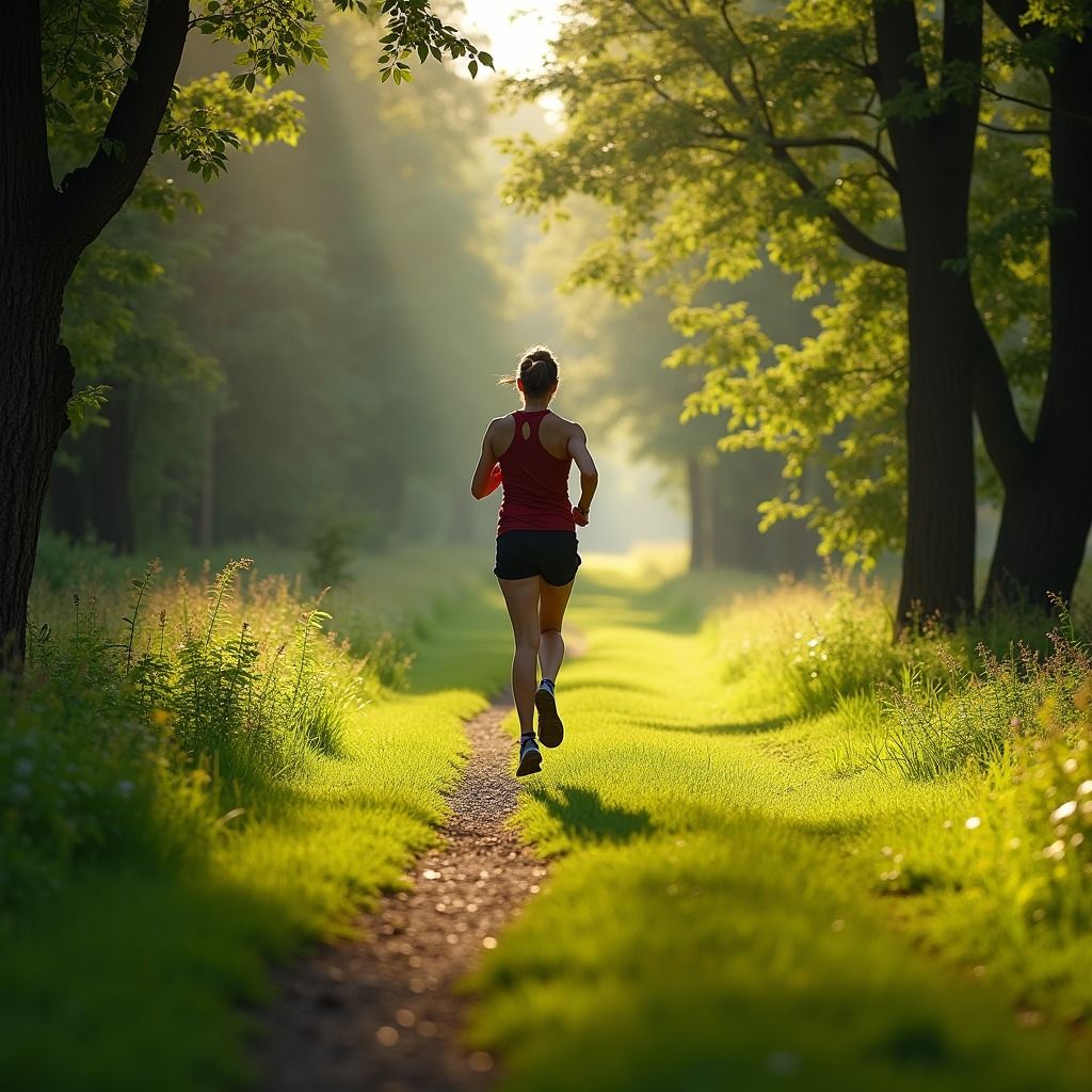 Layered abstract landscape in indigo and sapphire tones
