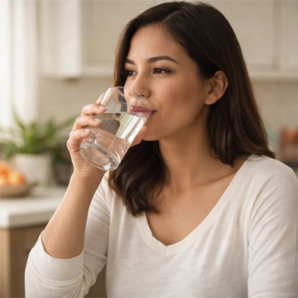 Soft gradient abstract art in sapphire tones